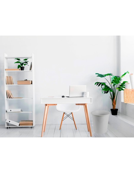 Papelera plastico q connect gris opaco 13 litros 275x285 mm