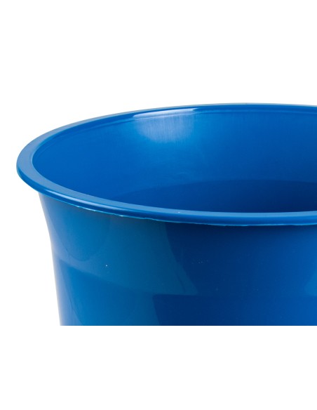 Papelera plastico q connect azul opaco 13 litros 275x285 mm