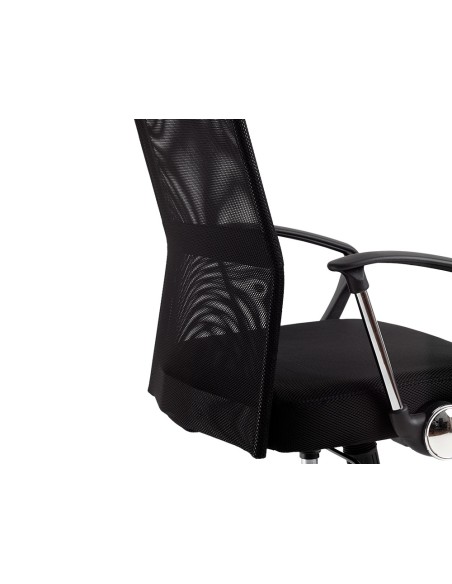 Silla de direccion q connect base metal respaldo alto regulable en altura 1110100mm alto piel y malla Silla de direccion q connect base metal respaldo alto regulable en altura 1110100mm alto piel y malla