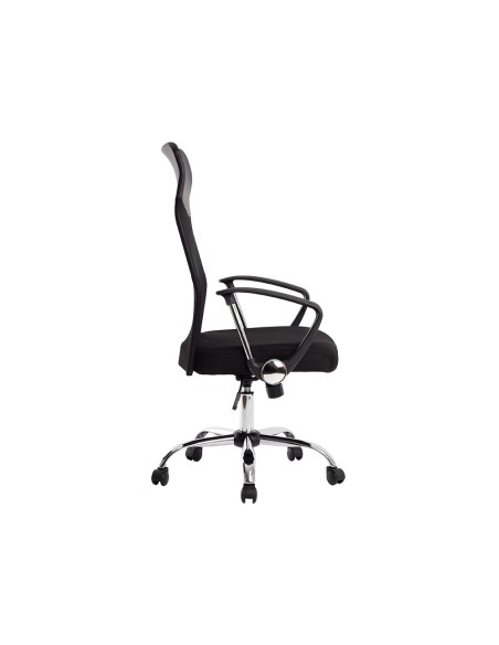 Silla de direccion q connect base metal respaldo alto regulable en altura 1110100mm alto piel y malla Silla de direccion q connect base metal respaldo alto regulable en altura 1110100mm alto piel y malla