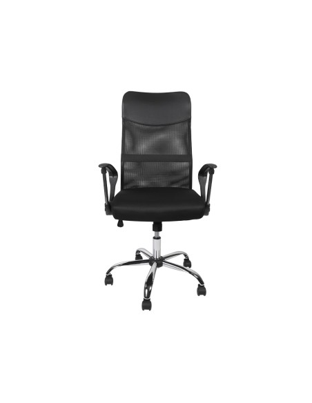Silla de direccion q connect base metal respaldo alto regulable en altura 1110100mm alto piel y malla Silla de direccion q connect base metal respaldo alto regulable en altura 1110100mm alto piel y malla