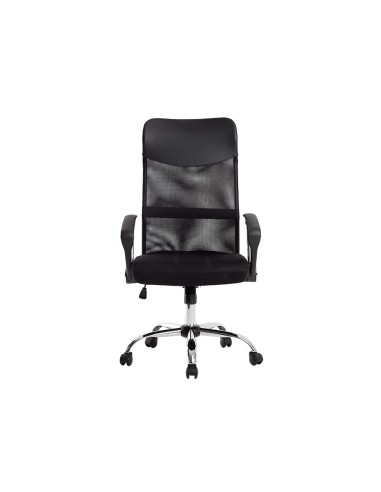 Silla de direccion q connect base metal respaldo alto regulable en altura 1110100mm alto piel y malla