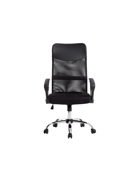 Silla de direccion q connect base metal respaldo alto regulable en altura 1110100mm alto piel y malla Silla de direccion q connect base metal respaldo alto regulable en altura 1110100mm alto piel y malla