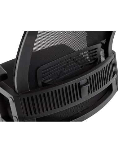 Silla de direccion q connect ergonomica base metal respaldo alto con reposacabeza ajustable