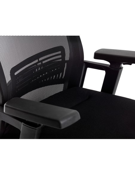Silla de direccion q connect ergonomica base metal respaldo alto con reposacabeza ajustable Silla de direccion q connect ergonomica base metal respaldo alto con reposacabeza ajustable