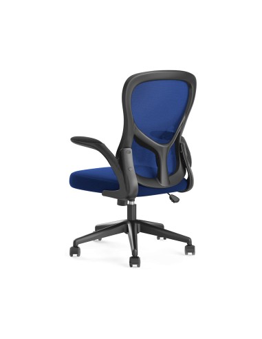 Silla giratoria q connect base metal regulable en altura 91075mm alto 610mm ancho 550mm profundidad azul