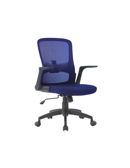 Silla giratoria q connect base metal regulable en altura 91075mm alto 610mm ancho 550mm profundidad azul Silla giratoria q connect base metal regulable en altura 91075mm alto 610mm ancho 550mm profundidad azul