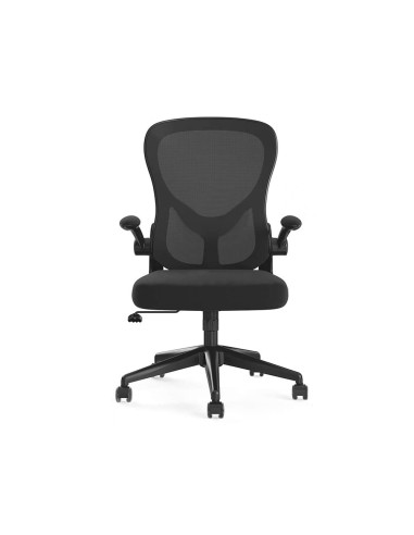 Silla giratoria q connect base metal regulable en altura 91075mm alto 610mm ancho 550mm profundidad negro