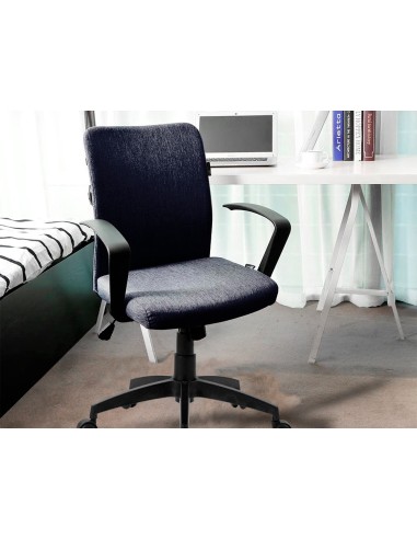 Silla giratoria q connect base nylon regulable en altura 895110mm alto 580mm ancho 550mm profundidad negro