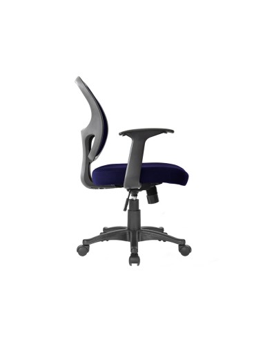 Silla giratoria q connect respaldo medio regulable en altura 870120mm alto 550mm ancho 590mm profundidad