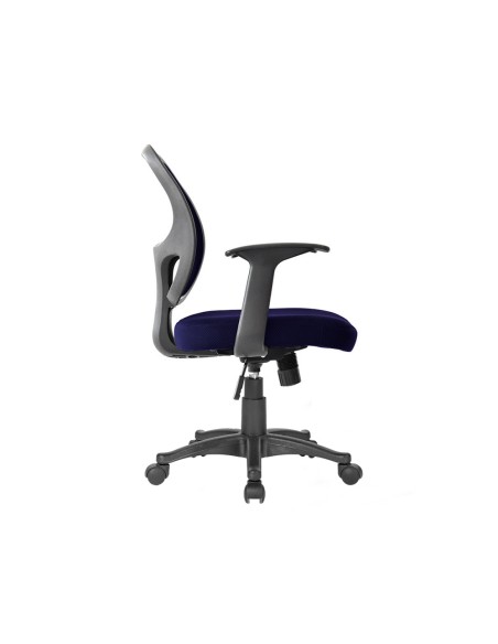 Silla giratoria q connect respaldo medio regulable en altura 870120mm alto 550mm ancho 590mm profundidad Silla giratoria q connect respaldo medio regulable en altura 870120mm alto 550mm ancho 590mm profundidad