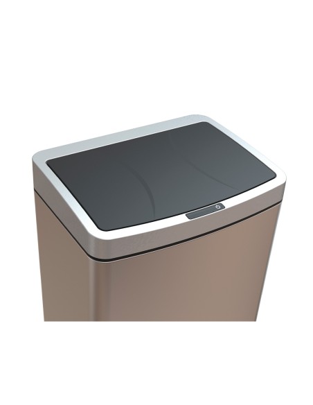 Papelera metalica q connect con sensor automatico capacidad 30 litros 500x240x330 mm