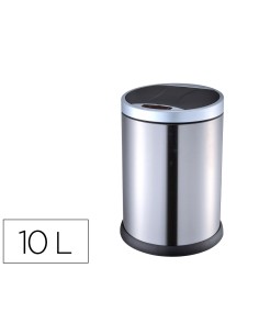 Papelera metalica q connect con sensor automatico capacidad 10 litros