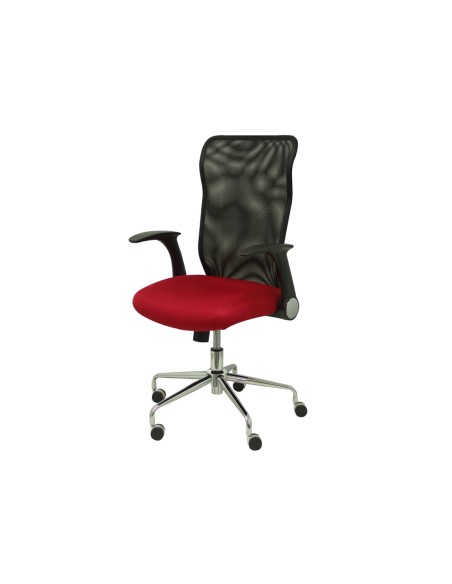 Silla de direccion pyc respaldo alto regulable en altura rojo alto 101070 mm ancho 610 mm prof 550 mm Silla de direccion pyc respaldo alto regulable en altura rojo alto 101070 mm ancho 610 mm prof 550 mm