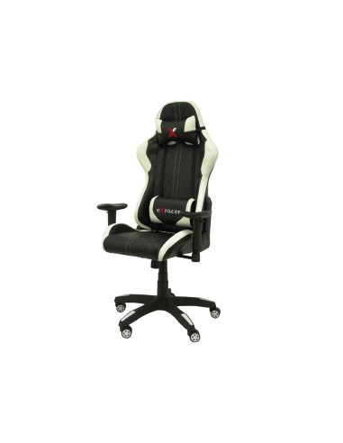 Silla pyc gaming chair giratoria similpiel regulable en altura negra 120080x670x670 mm