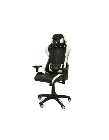 Silla pyc gaming chair giratoria similpiel regulable en altura negra 120080x670x670 mm