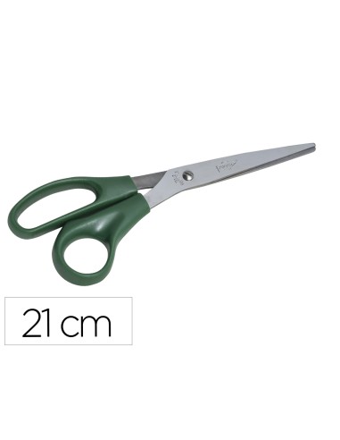 Tijera oficina faibo acero inoxidable 21 cm empunadura ergonomica en blister