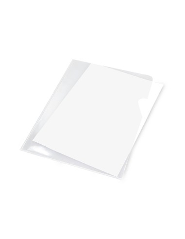 Carpeta dossier unero plastico q connect folio 120 micras transparente