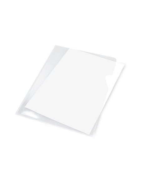 Carpeta dossier unero plastico q connect folio 120 micras transparente