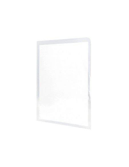 Carpeta dossier unero plastico q connect folio 120 micras transparente