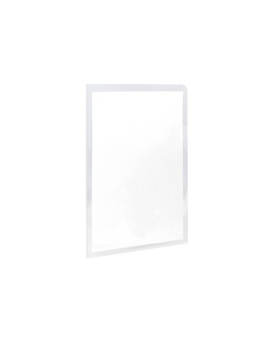Carpeta dossier unero plastico q connect folio 120 micras transparente