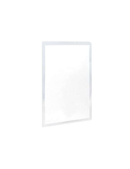 Carpeta dossier unero plastico q connect folio 120 micras transparente