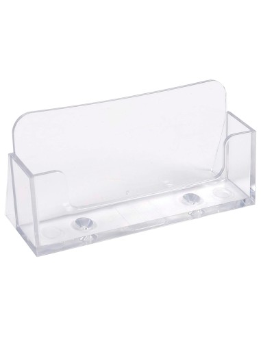 Portatarjetas de visita exacompta metacrilato cristal 34x102x47 mm