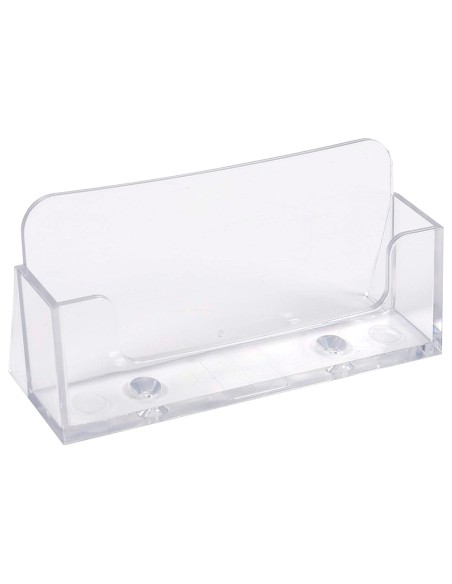 Portatarjetas de visita exacompta metacrilato cristal 34x102x47 mm