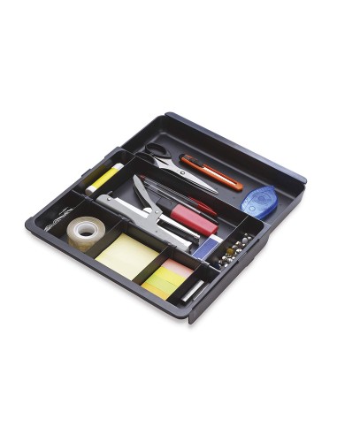 Bandeja organizadora exacompta drawinsert de cajones color negro 298x246x36 mm