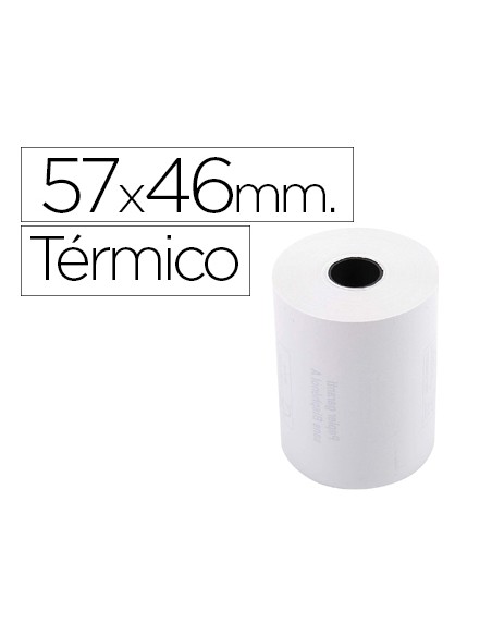 Rollo sumadora exacompta termico 57 mm x 46 mm 55 g m2 sin bisfenol a