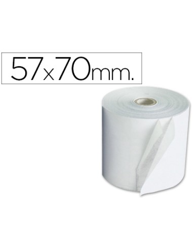 Rollo sumadora exacompta electro 57 mm x 70 mm 60 g m2