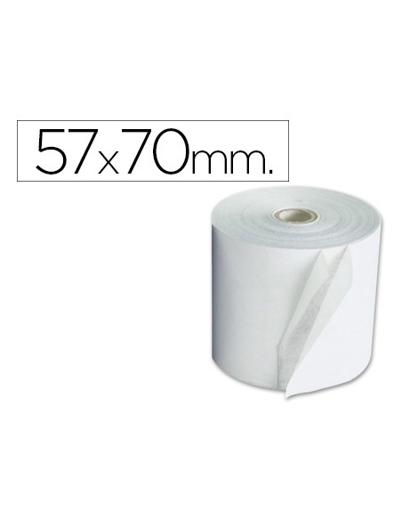 Rollo sumadora exacompta electro 57 mm x 70 mm 60 g m2