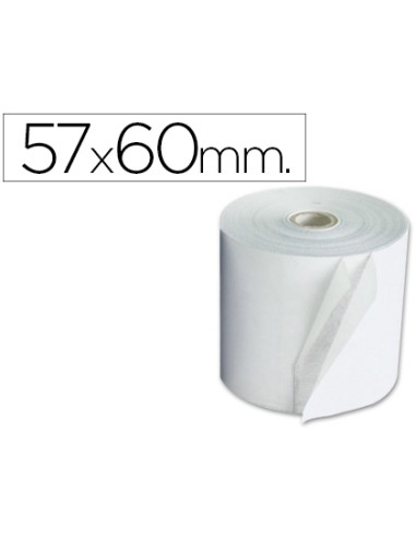 Rollo sumadora exacompta electro 57 mm x 60 mm 60 g m2