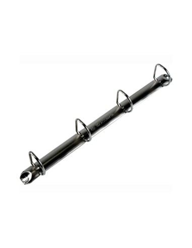 Carpeta exacompta canguro 4 anillas 30 mm din a4 carton forrado polipropileno personalizable 3 bolsillos