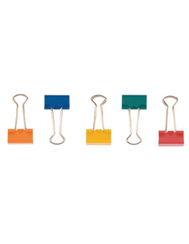 Pinza metalica q connect reversible n3 32 mm caja de 10 unidades colores surtidos