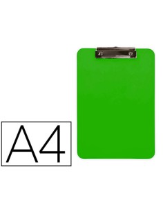 Portanotas q connect plastico din a4 verde 25mm