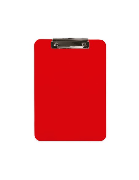 Portanotas q connect plastico din a4 rojo 25mm