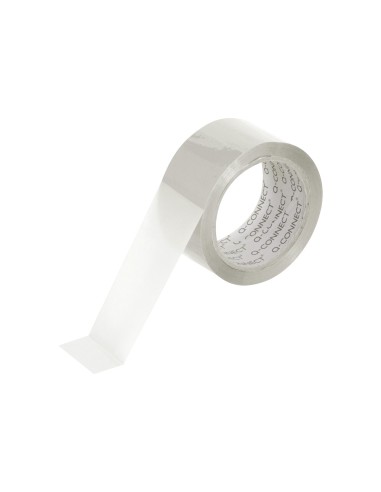 Cinta adhesiva q connect polipropileno transparente 132 mt x 50 mm para embalaje