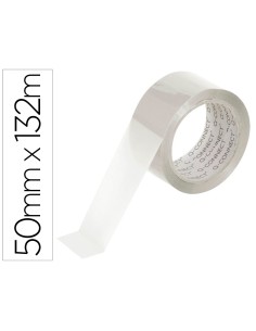 Cinta adhesiva q connect polipropileno transparente 132 mt x 50 mm para embalaje