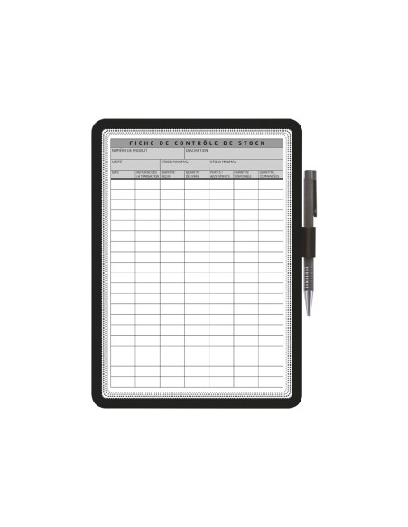 Marco porta anuncios tarifold magneto din a4 dorso adhesivo removible con portaboligrafo color negro