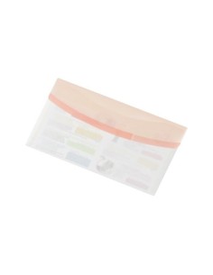 Carpeta tarifold portadocumentos color dream polipropileno 250x135 mm cierre velcro pack 6 unidades