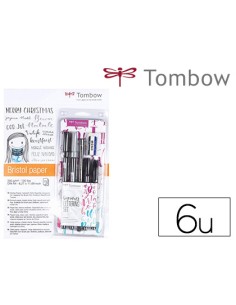 Set caligrafia tombow lettering beginner para principiante 6 piezas