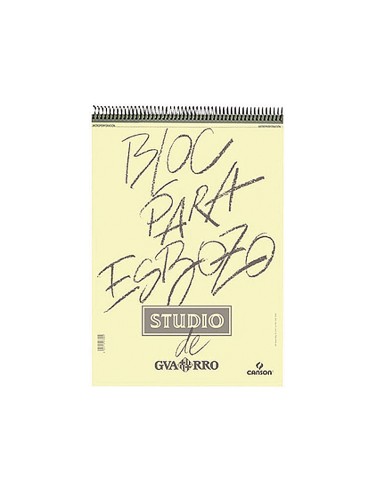 Bloc dibujo esbozo canson din a4 microperforado 21x297 cm 100 hojas grano fino 90 gr m2