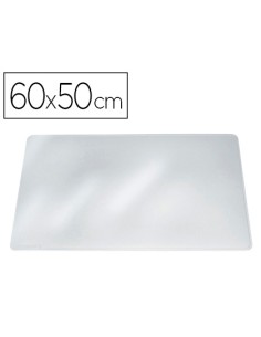 Vade sobremesa durable transparente antirreflectante 65x50 cm