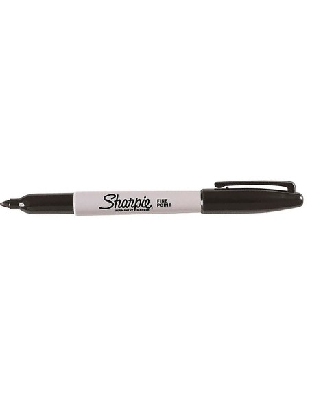 Rotulador sharpie permanente punta fina negro