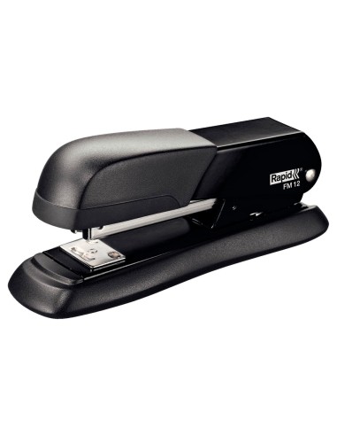 Grapadora rapid fm12 metalica color negro capacidad 25 hojas usa grapas 24 6 y 26 6