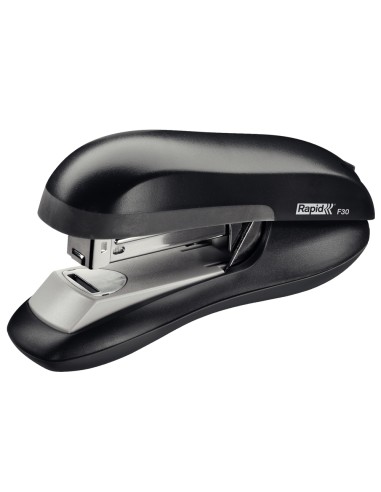 Grapadora rapid f30 plastico abs color negro capacidad 30 hojas usa grapas 24 6 y 26 6