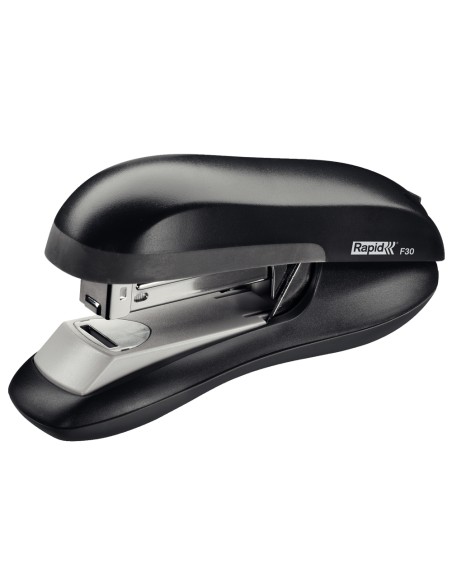 Grapadora rapid f30 plastico abs color negro capacidad 30 hojas usa grapas 24 6 y 26 6
