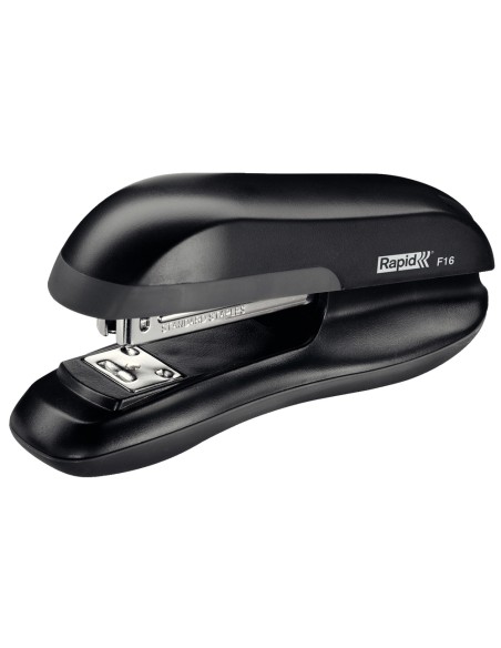 Grapadora rapid f16 plastico abs color negro capacidad 30 hojas usa grapas 24 6 y 26 6