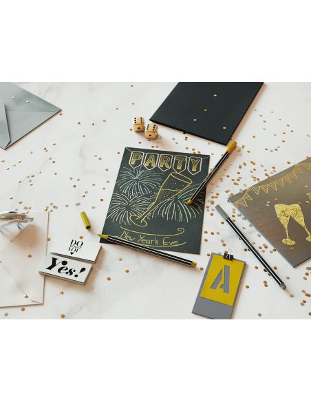 Rotulador stabilo punta de fibra pen 68 metallic estuche plastico de 8 unidades colores surtidos